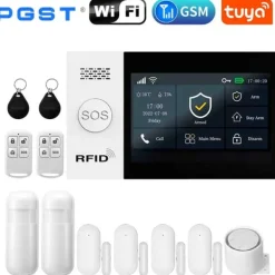 Larm System, Trådlös Anslutning, App Kontroll,EU-kontakt, 2G-C