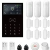Larm System, Trådlös Anslutning, Smart Hem Kompatibilitet,EU-plugg, 2G GSM Kit D