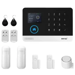 Larm System, Trådlös Anslutning, Smart Hem Kompatibilitet,4G WiFi Kit B, EU-plugg
