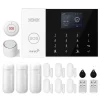 Larm System, Trådlös Anslutning, Smart Hem Kompatibilitet,2G GSM WiFi Kit D, EU-plugg