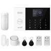 Outlet Larm System, Trådlös Anslutning, Smart Hem Kompatibilitet,2G GSM WiFi Kit A, EU-plugg Hemlarmsystem
