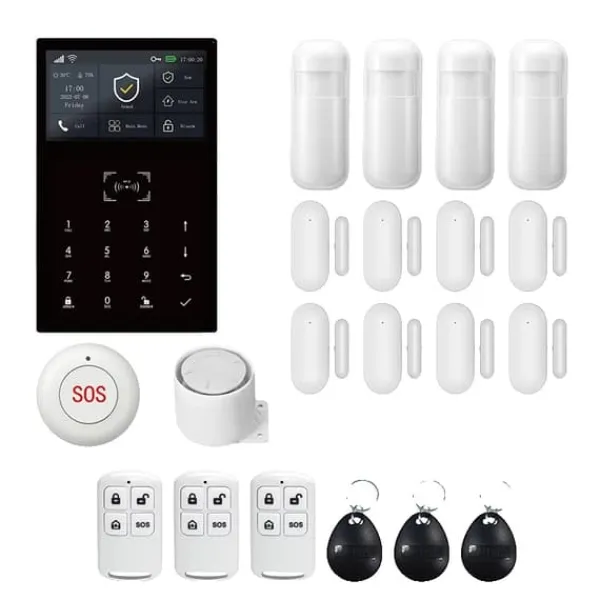 Larmssystem, trådlös anslutning, smart hem-integration,4G WiFi Kit E, EU-kontakt