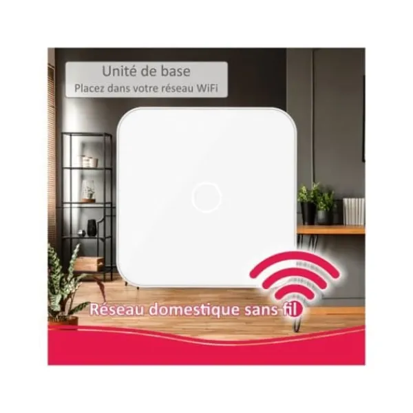 Discount Larmsystem - ELRO - AS90S Home+ - Trådlös - Wifi - GSM Hemlarmsystem