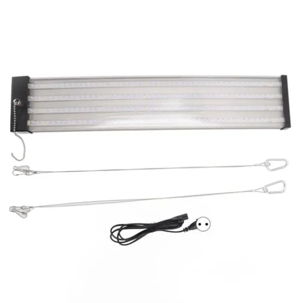 Online LED Fullspektrum Ljus Professionell 192 LED Hängande Växtlampa för Inomhusväxter 100‑277V EU-kontakt Kit För Växt- & Örtplantering