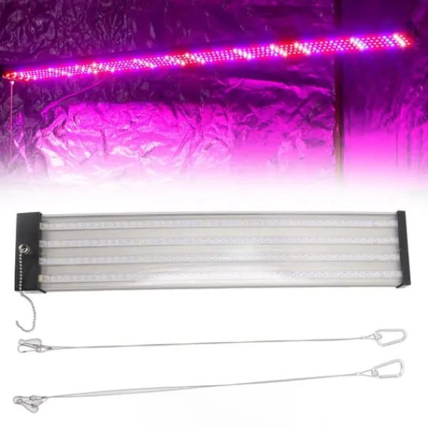 Online LED Fullspektrum Ljus Professionell 192 LED Hängande Växtlampa för Inomhusväxter 100‑277V EU-kontakt Kit För Växt- & Örtplantering