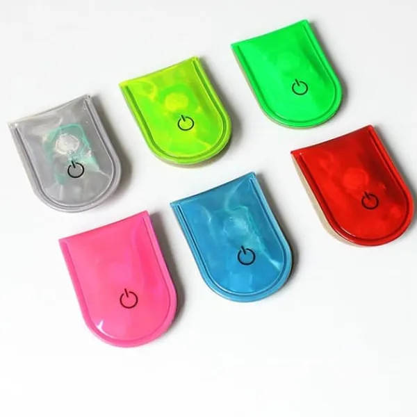New LED Ljus Magnetiskt Clips Säkerhet Löpning Natt Camping Aktiviteter - Röd Säkerhetslampor