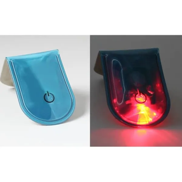 LED Ljus Magnetiskt Clips Säkerhet Löpning Natt Camping Aktiviteter - Blå