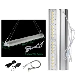 Online LED Växtlampa, Full Spektrum, Energisnål,80W Kit För Växt- & Örtplantering