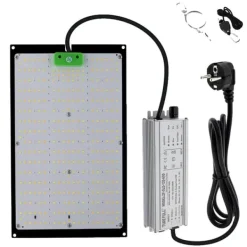 Online LED Växtlampa, Fullspektrum, Dimbar,EU, 120W Kit För Växt- & Örtplantering