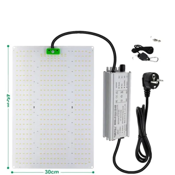 Hot LED Växtlampa, 120W eller 240W alternativ, dimbar, fullspektrum,120W Kit För Växt- & Örtplantering