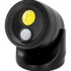 Discount LED-ljus med rörelsesensor - 10,5 x 12,5 x 13,5 cm - Plast - 12 enheter - Säkerhetsbelysning Säkerhetslampor