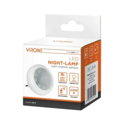 New LED-NATTLAMPA MED RÖRELSE- OCH SKYMNINGSSENSOR 120° 8XLED - ON-LA-2 Rörelsedetektorer