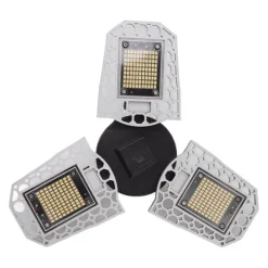 LED-odlingsljus för inomhusväxter - 297 LED-lampor, vikbar design med tre blad - Idealisk för växthus och suckulenter - 100-277V