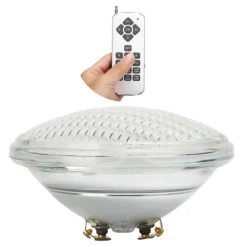 LED-poolljus Färgglad inbäddad undervattenslampa för förtjockat glas för Par56 Ljuskälla 25W 2500LM