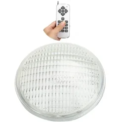 LED-poolljus Färgglad inbäddad undervattenslampa för förtjockat glas för Par56 Ljuskälla 25W 2500LM
