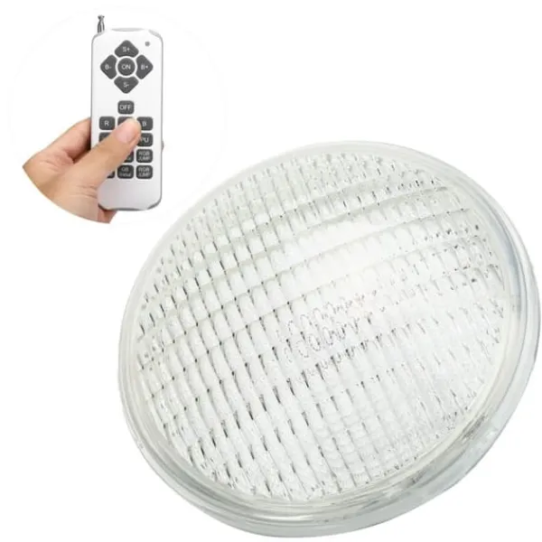 LED-poolljus Färgglad inbäddad undervattenslampa för förtjockat glas för Par56 Ljuskälla 25W 2500LM