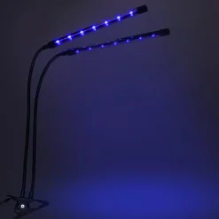 Hot LED-växtlampa 40 dioder TIMER 15 W för hemmaodling utan nätadapter Kit För Växt- & Örtplantering
