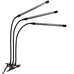 New LED-växtlampa 60 dioder TIMER 24 W för hemmaodling utan nätadapter Kit För Växt- & Örtplantering