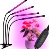 LED-växtlampa 80 dioder TIMER 25 W hemmaodling utan nätadapter Kit För Växt- & Örtplantering