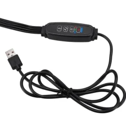 LED-växtlampa 80 dioder TIMER 25 W hemmaodling utan nätadapter Kit För Växt- & Örtplantering