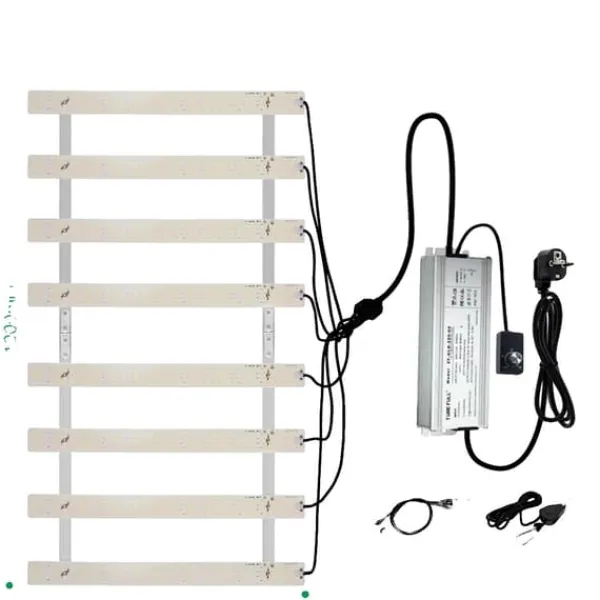 Best LED-växtlampa, fullspektrum, dimbar design,EU, 200W Kit För Växt- & Örtplantering