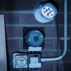 New Light AngelTrådlös LED-sensorLjus vit (rund) med rörelsesensor Säkerhetslampor