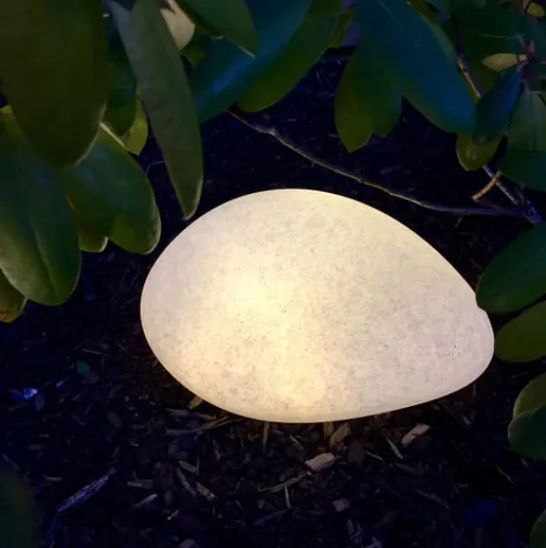 Clearance Lightson Stone XL 40 cm dekorativ sten Trädgårdsstenar & Klivstenar