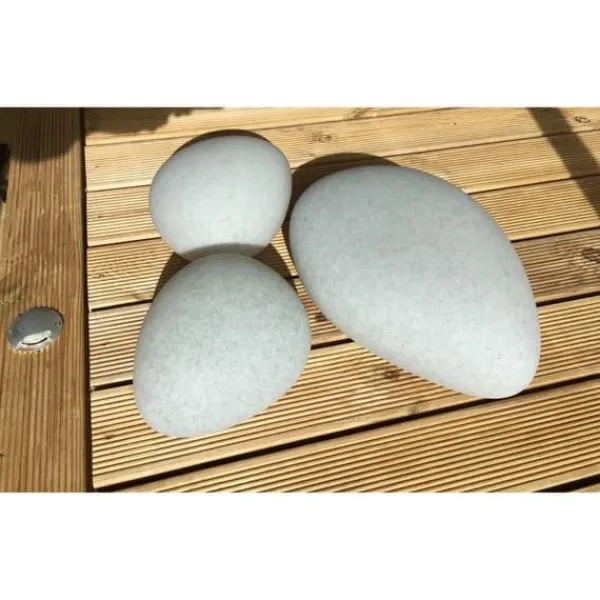 Clearance Lightson Stone XL 40 cm dekorativ sten Trädgårdsstenar & Klivstenar