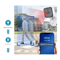 New Liten kamera 2K inomhus WiFi ljud i båda riktningar nattseende Säkerhetsmonitorer & Videokameror