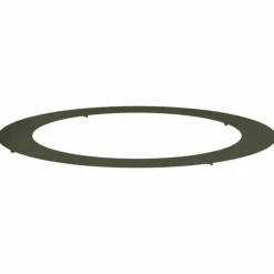 Discount lämplig för Flat trädring Olivgrön Ø90 / 120 cm Stål Trädgårdsprydnader