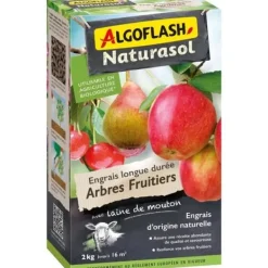 Discount Långtidsverkande gödningsmedel för fruktträd - ALGOFLASH NATURASOL - 2 kg Gödningsmedel