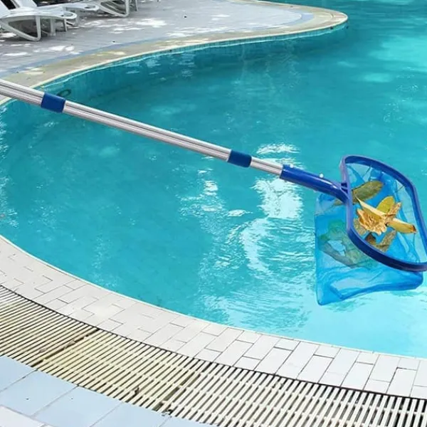Outlet Lollanda Djupt Poolnät för Rengöring, Poolskimmer - Hållbart Skräpnät, finmaskig poolnät, passar för pool och spa Pool- & Spatillbehör