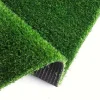 Clearance Lollanda Konstgräsmatta utomhus 0,5x2 m – 15 mm tjock, genomsläpplig gräsmatta för balkong, trädgård och uteplats, grön konstgräsmatta Markduk & Fiberduk