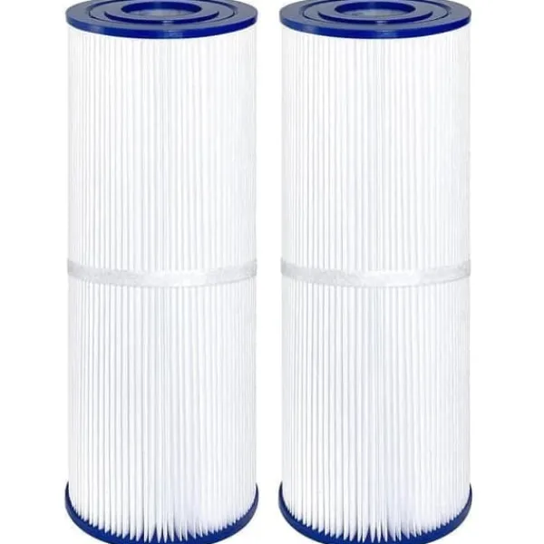 Lollanda 2-pack poolfilterpatroner – kompatibla med Unicel C-4326, Pleatco PRB25-IN, Filbur FC-2375, 25 kvadratfot filtreringsyta