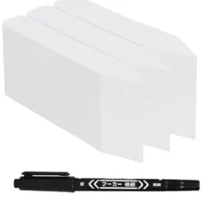 New Lollanda 300-pack växtetiketter – 10 cm plastmärkningspinnar för trädgård, med vattentålig permanent märkpenna för plantskolor, vit Trädgårdsverktyg