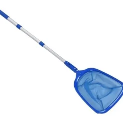 Lollanda Poolhåv/Poolskummarhåv med justerbar teleskopisk aluminiumstång, Utdragbar från 44 cm till 90 cm Lövskummar för Pool & Spa Pool- & Spatillbehör