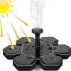 Hot Lollanda Solcellsdriven Fontänpump med 7 Munstycken - Flytande Sol Fontänpump, för Trädgård, Pool och Fågelbad Fontäner & Dammar