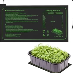 Online Lollanda Värmematta för Frögroning, äxtvärmematta Seedling Heat Mat 25x52cm, IP67 Waterproof, Plant Propagation, för Växter och hydroponisk Fröer & Lökar
