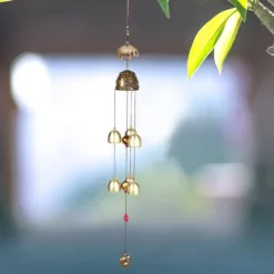 Clearance Lycka till Feng Shui Color Elephant Wind Chimes - Kinesisk heminredning Vinddekoration