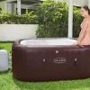 Best Lyxig uppblåsbar jacuzzi – 2-3 personer – Ø170 cm – 110 luftstrålar – vintersäker – inklusive tillbehör Spa & Utomhusbad