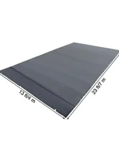 Discount 4m x 7m poolskydd, pool säkerhetsskydd, slitstarkt PVC-material, förbättrad säkerhet, skyddad mot skräp och löv, lätt att installera Pool- & Spatillbehör
