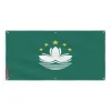 New Macau Flag Banner 6 öljetter 90x180cm i polyester Flaggor & Vindstrutar