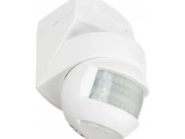 Maclean Maclean MCE295 twilight motion sensor W 180 ° + 360 ° 2000W white wall