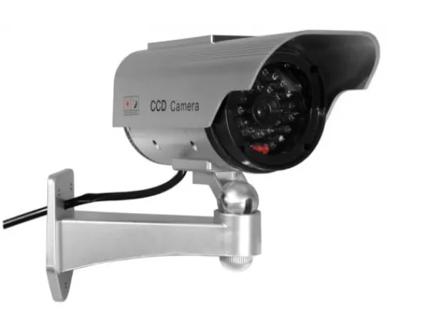 Maclean SOL1200 solcellsdriven LED-kameradummy