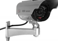 Maclean SOL1200 solcellsdriven LED-kameradummy