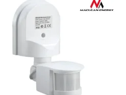 Maclean Wall-mounted twilight motion sensor 180 ° 1200W white (MCE25 W)