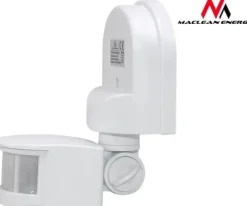Maclean Wall-mounted twilight motion sensor 180 ° 1200W white (MCE25 W)