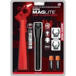 Mag-lite Packa Mini Led 2aa Safety Svart 97 Lumens
