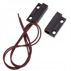 Magnetisk Dorrsensor MC-38 NO Brun – Inomhusbruk | Enkel Montering | Kompatibel med Shelly, Sonoff