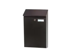 Mailbox Haushalt PD958, black, 25.4 cm x 9 cm x 43.1 cm Postlådor & Brevlådor